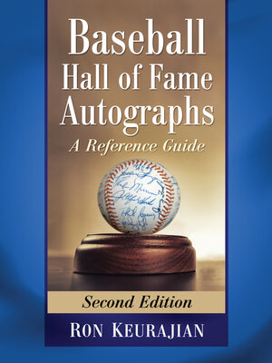 cover image of Baseball Hall of Fame Autographs